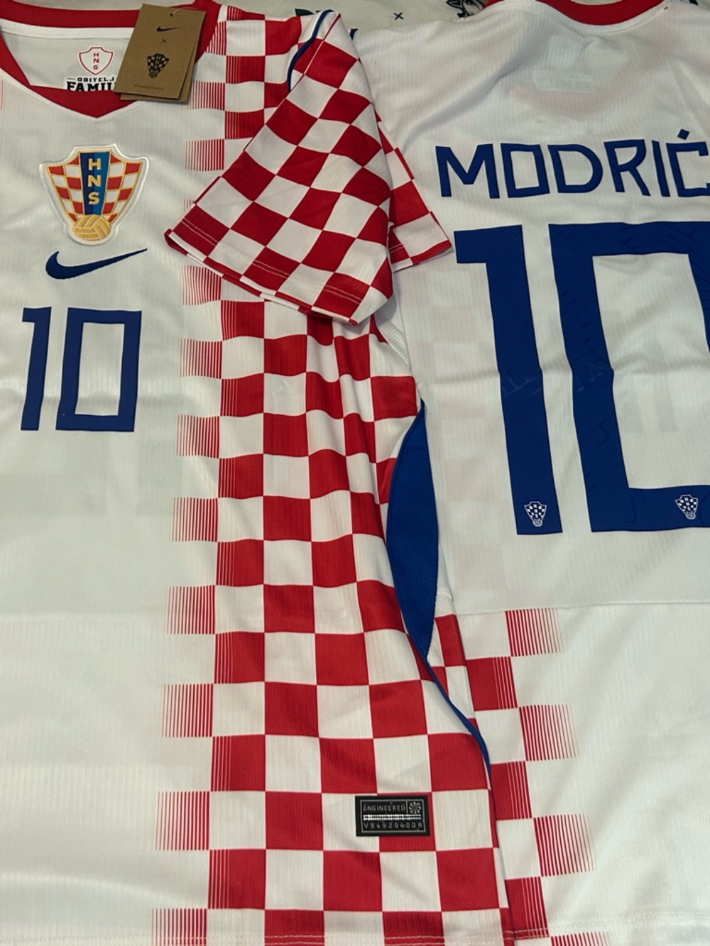 NIKE CROATIA Nat'l Team LUKA MODRIC WORLD CUP Men's JERSEY All Sizes